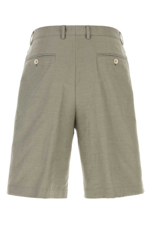 Dark grey cotton blend bermuda shorts BRUNELLO CUCINELLI (MH262G0620)