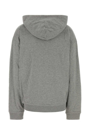Grey cotton sweatshirt MIU MIU (MJLA63SOOO192D)