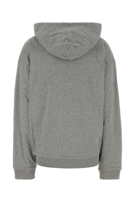 Grey cotton sweatshirt MIU MIU (MJLA63SOOO192D)