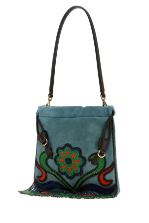Light blue suede small Kalispera bucket bag ETRO (WP1B0025AR497B0076)