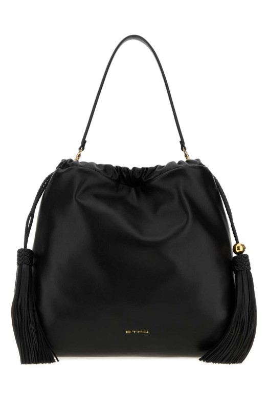 Black leather medium Kalispera bucket bag Black ETRO (WP1B0036AP466N0000)