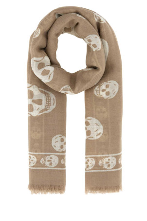 Printed chiffon foulard ALEXANDER MCQUEEN (8078893222Q)