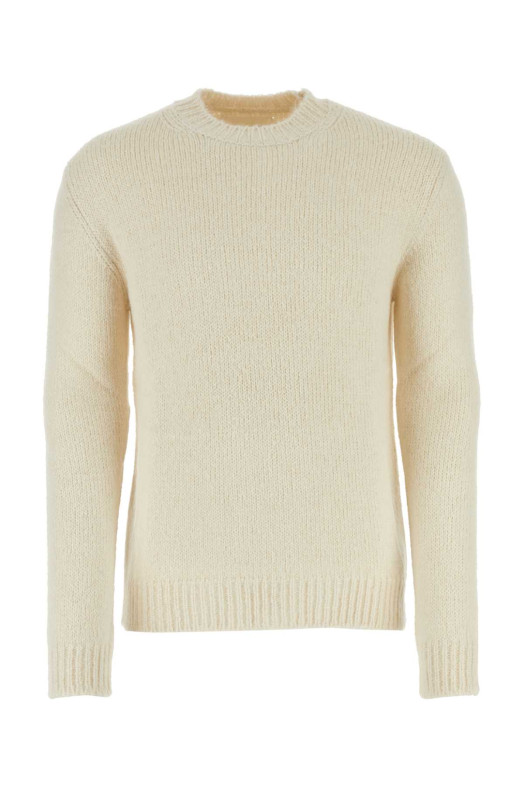 Свитер из смеси альпаки цвета слоновой кости JIL SANDER (J22GP0132J14628)