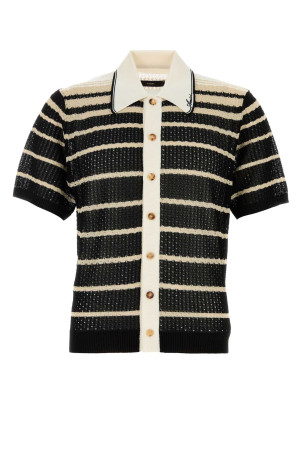 Embroidered crochet cardigan Black AMIRI (AMKNIR1038)
