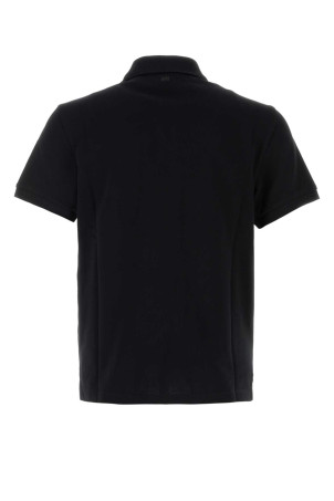 Black piquet polo shirt AMI (HPL411760)
