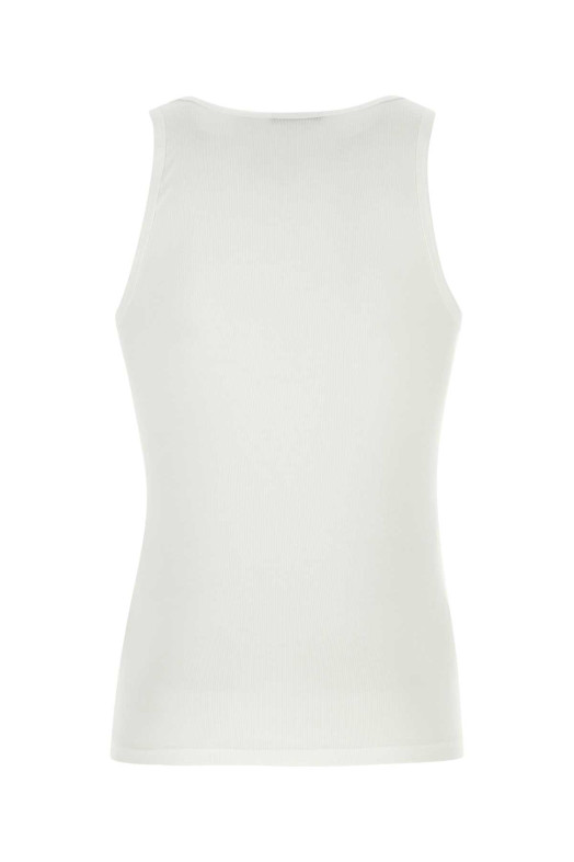 White cotton and modal tank top White TOM FORD (T4D101210)