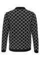 Двусторонний кардиган GG, черно-серый GUCCI 798157XKEJP1070