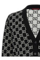 Двусторонний кардиган GG, черно-серый GUCCI 798157XKEJP1070