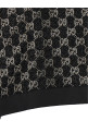'GG' crystal top Black