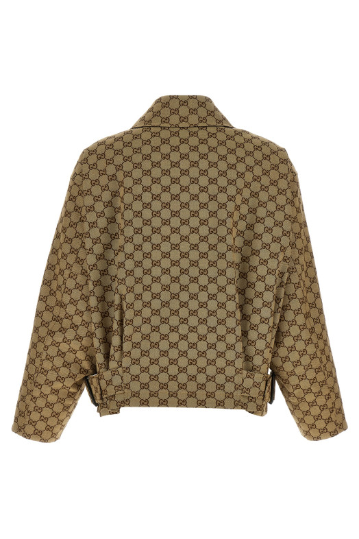 'GG' bomber jacket Beige