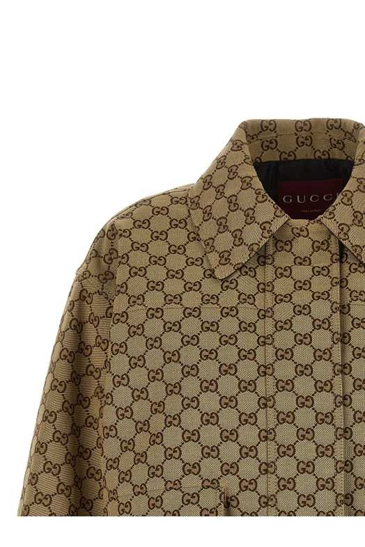 'GG' bomber jacket Beige