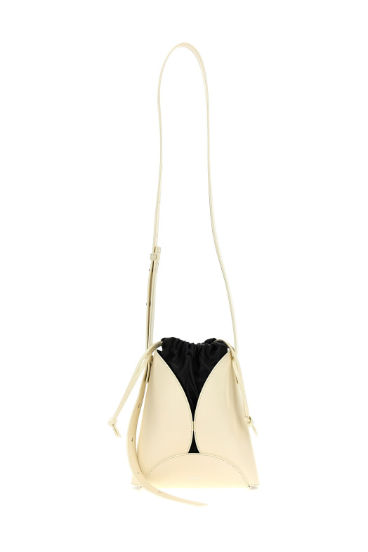 Logo shoulder bag Beige