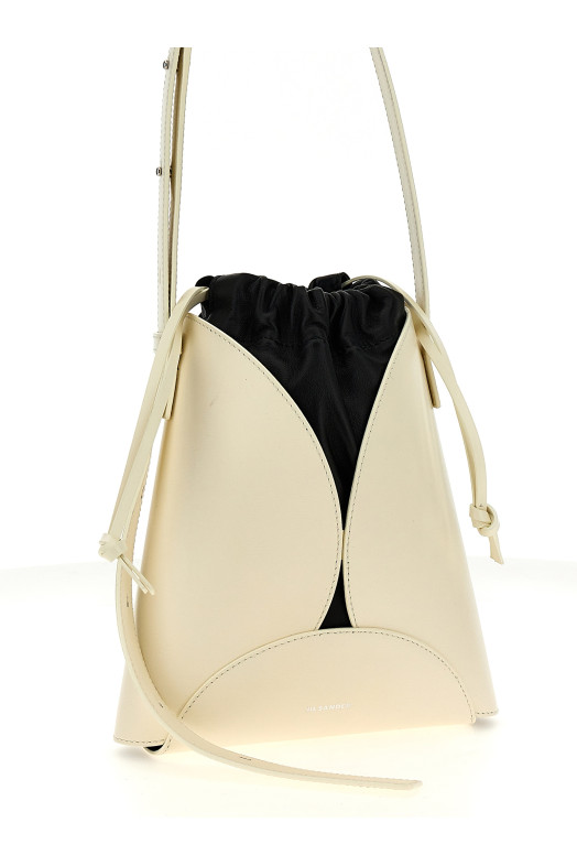 Logo shoulder bag Beige