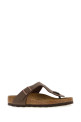 Mud leather Gizeh thong slippers Brown BIRKENSTOCK (043751)