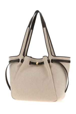 Beige canvas Romy shopping bag TORY BURCH (178714)