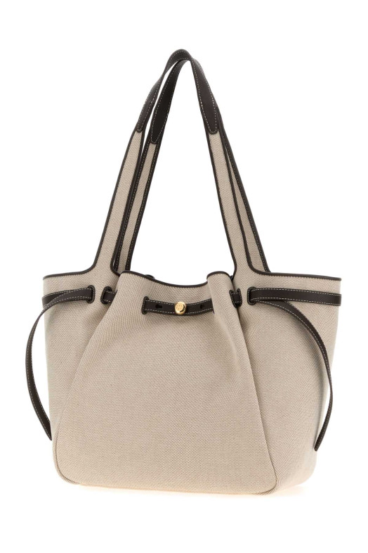 Beige canvas Romy shopping bag TORY BURCH (178714)