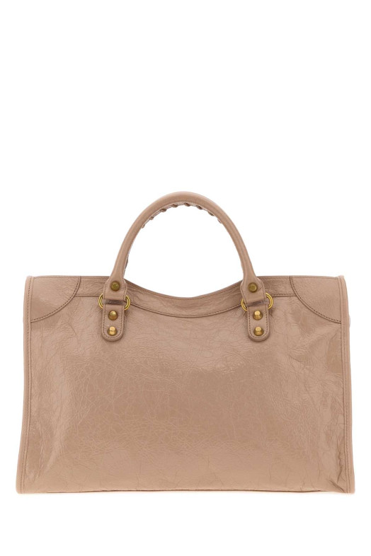 Antiqued pink leather medium Le City handbag BALENCIAGA (8657602ACLN)