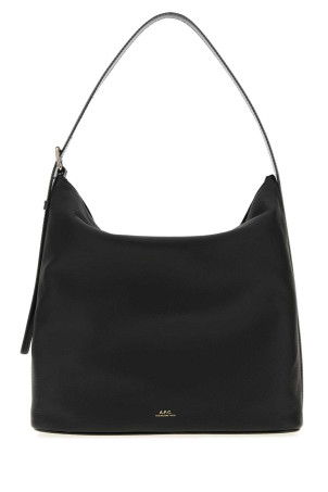 Black leather Vera shoulder bag Black A.P.C. (PXCBLF61902)