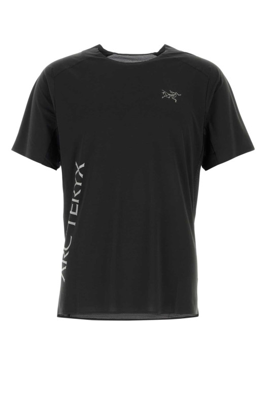 Black polyester t-shirt Black ARC'TERYX (X000010340)