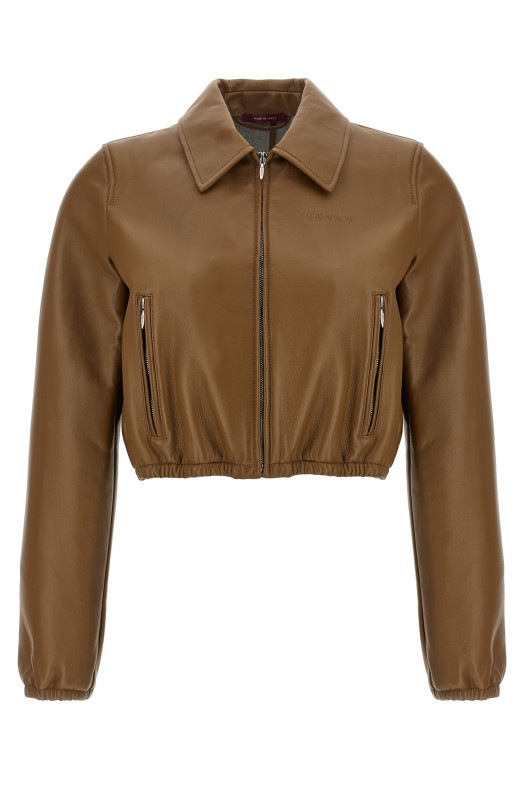 Короткая куртка «Gucci», бежевого цвета 852289XNBBW2006