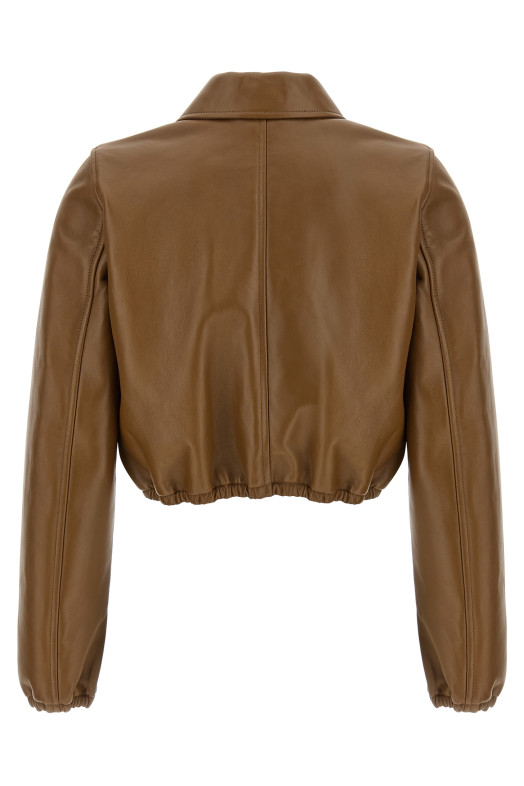 Короткая куртка «Gucci», бежевого цвета 852289XNBBW2006