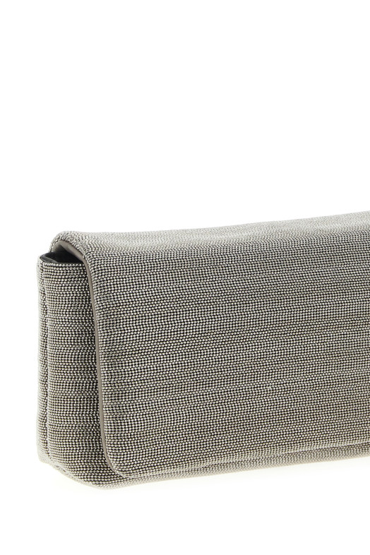 'Precious' clutch Silver