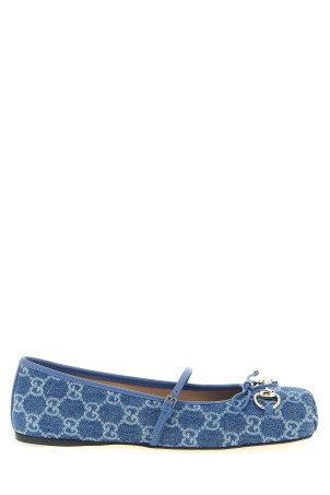 Балетки «Gucci», синие 814321FAFHR4746