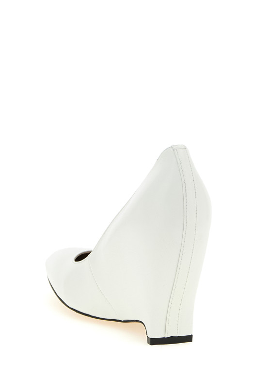 'Heel-Less' pumps White