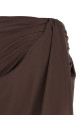 'Le Jupe Paréo' midi skirt  Brown
