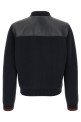 Куртка-бомбер с кисточкой и свитер синего цвета GUCCI 793181XNA294044