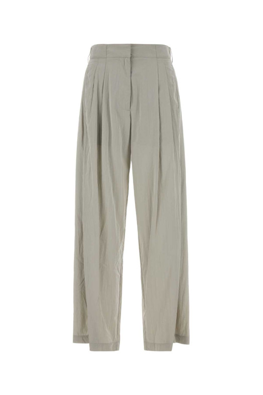 Light grey silk blend wide-leg Iven pant THE ROW (10831W4403)