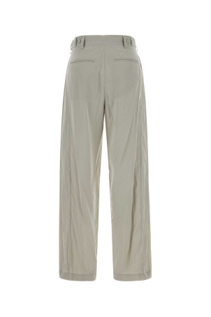 Light grey silk blend wide-leg Iven pant THE ROW (10831W4403)