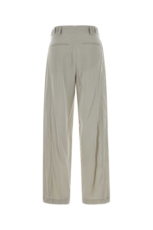 Light grey silk blend wide-leg Iven pant THE ROW (10831W4403)
