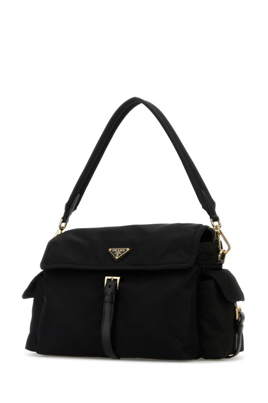 Black Re-Nylon shoulder bag Black PRADA (1BD391VNOORDLN)