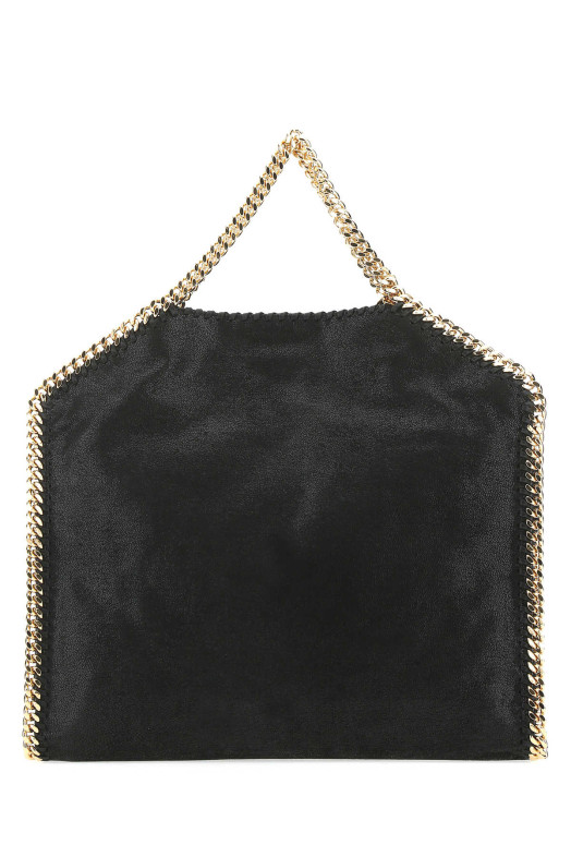 Falabella 3-Chain Bag Eco Saggy Deer W/Gold Chain Black STELLA McCARTNEY (234387W9355)