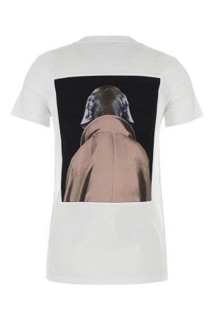 White cotton Cipria t-shirt MAX MARA (2421946071600)
