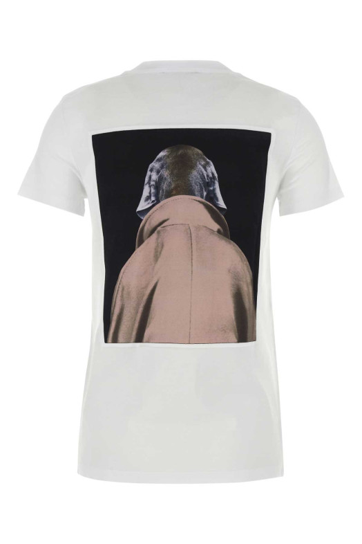 White cotton Cipria t-shirt MAX MARA (2421946071600)