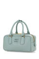 Powder blue leather Arcadie handbag MIU MIU (5BB142VOONACR3)