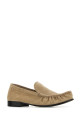 Лоферы из замши песочного цвета MIU MIU (5D499EF015054)
