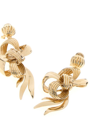 Gold metal earrings MIU MIU (5IO3202IEV)