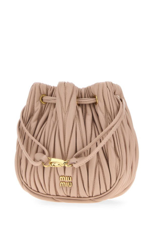 Косметичка из кожи наппа нежно-розового цвета MIU MIU (5ND022AFPP)
