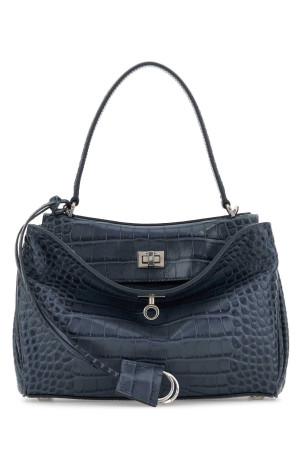 Air Force blue leather small Rodeo handbag BALENCIAGA (7897792ABV1)