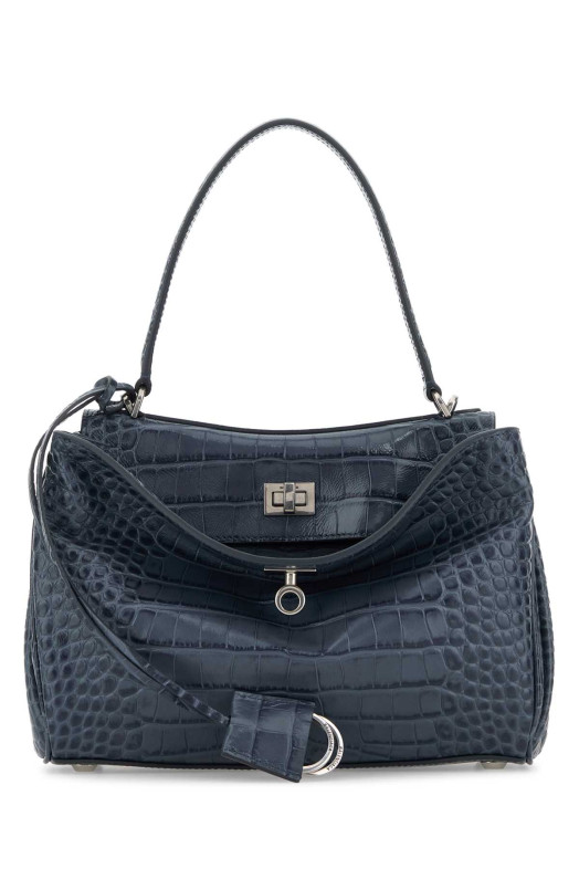 Air Force blue leather small Rodeo handbag BALENCIAGA (7897792ABV1)