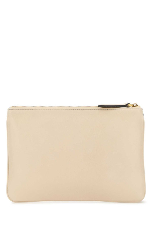Ivory nappa leather Viva Superstar clutch VALENTINO GARAVANI (7W2P0AR2PTJ)