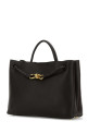 Dark brown leather small Andiamo handbag BOTTEGA VENETA (810214V4O92)
