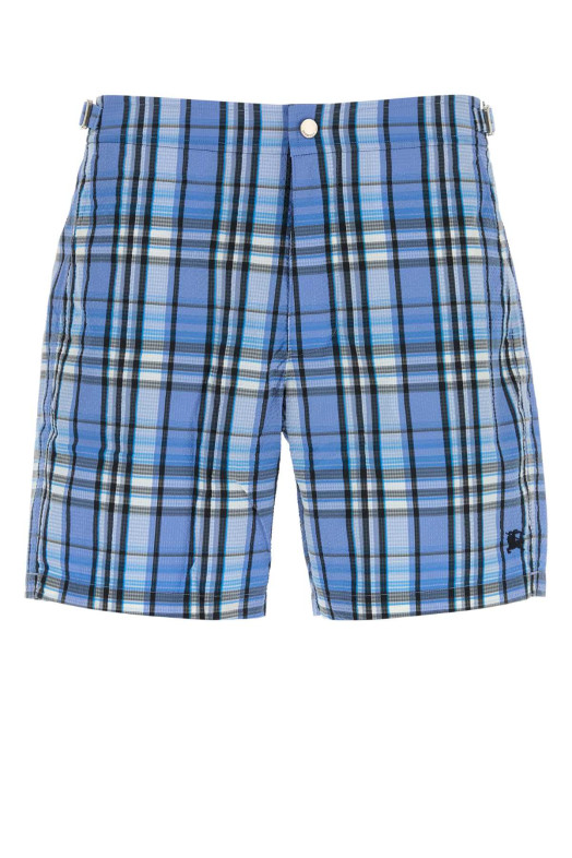 Embroidered polyester blend swimming shorts BURBERRY (8123341)