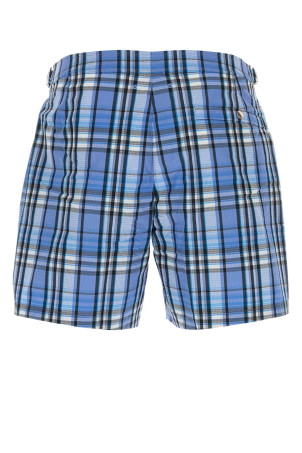 Embroidered polyester blend swimming shorts BURBERRY (8123341)