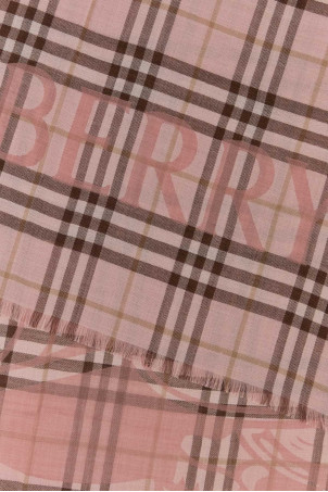 Embroidered wool blend scarf BURBERRY (8124935)
