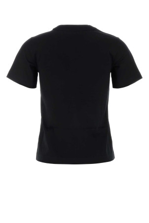 Black cotton t-shirt Black BURBERRY (8130012)
