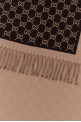 Embroidered wool scarf GUCCI (8355343G200)